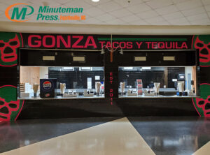 Gonza Tacos y Tequila Custom Wall Wrap in Raleigh NC